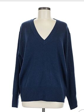 a new day Navy V-Neck Pullover Sweater